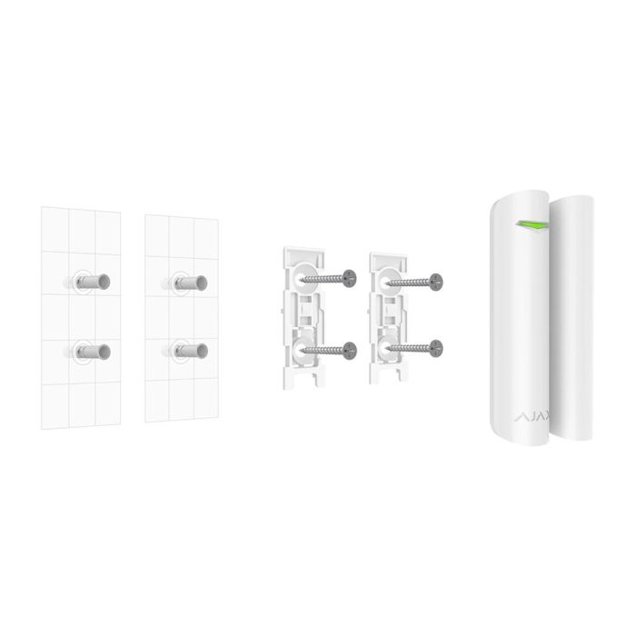 Кріпильна панель Ajax SmartBracket для великого магниту DoorProtect White