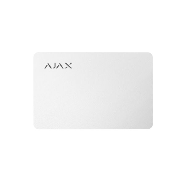 Картка для управління охоронною системою Ajax Pass 10 шт. White