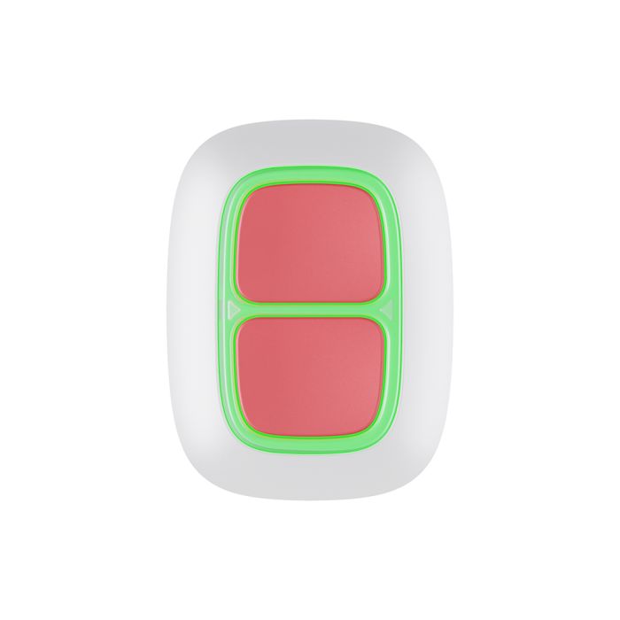 Бездротова екстрена кнопка Ajax DoubleButton White