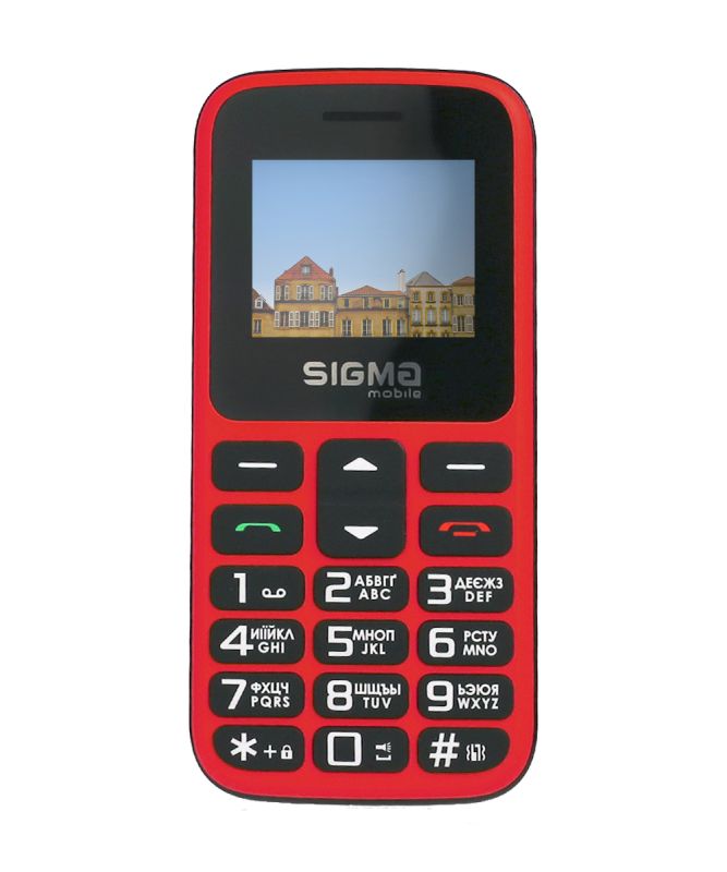 Телефон Sigma mobile Comfort 50 HIT red